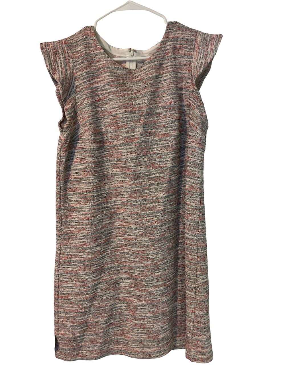 Loft Multicolored Knit Dress - Casual Tweed Style Size 12